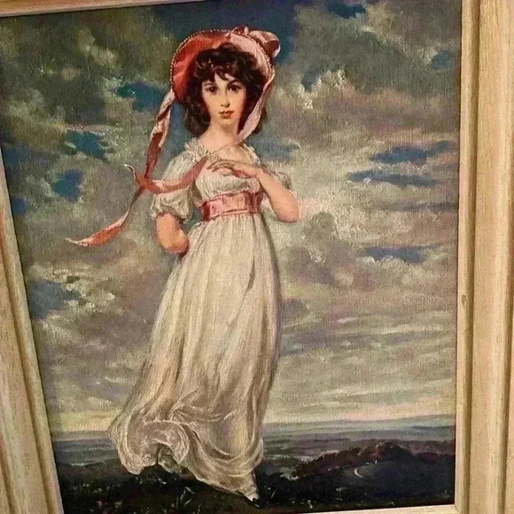 Pair of Vintage Pinkie and Blue Boy  Pictures - Picture 3 of 15